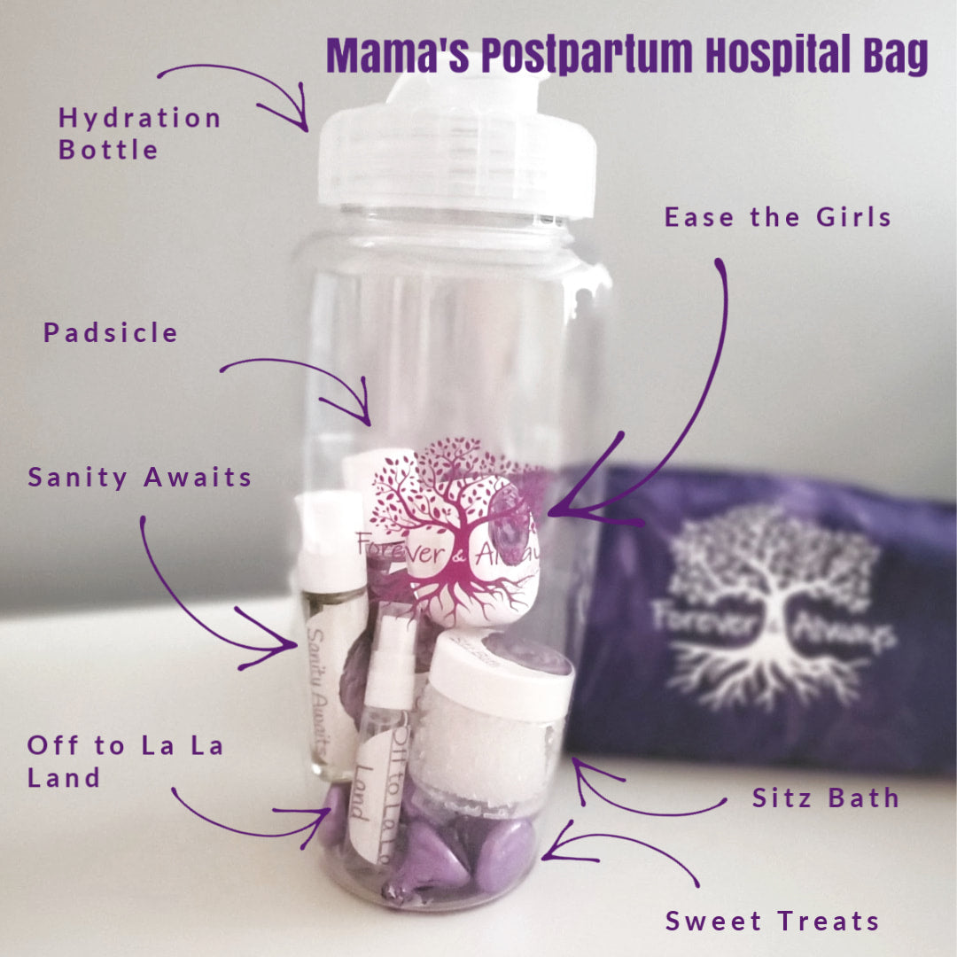 Hospital Bags- Baby, Mom and Postpartum Items - The Blooming Jaks